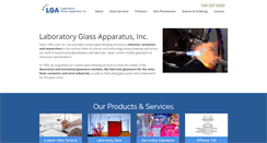 Desktop Screenshot of laboratoryglassapparatus.com